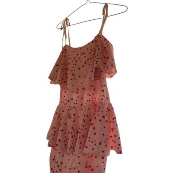 NEW PRETTYLITTLETHING FLORAL MIDI PENCIL SUNDRESS FLOWY LAYERS SIZE SMALL - Picture 6 of 8